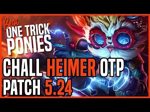 Patch 5.24 Heimerdinger Mid OTP - Matchup: Lulu - Ranked Challenger KR