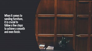 How To Sand Furniture