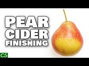 Pear Cider (Perry) - Finishing and Bottling the Pear Cider (Natural Carbonation)