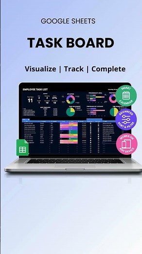 Work Task List Google Sheet | Organize Daily Work & Track Progress #google
