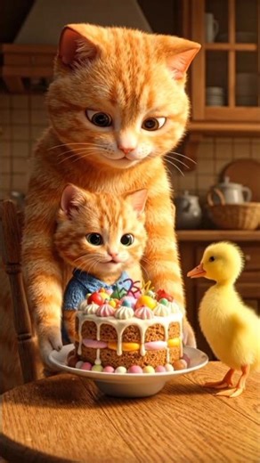 This Baby Cat Loves Cake 🐱🍰 (So Adorable!)
