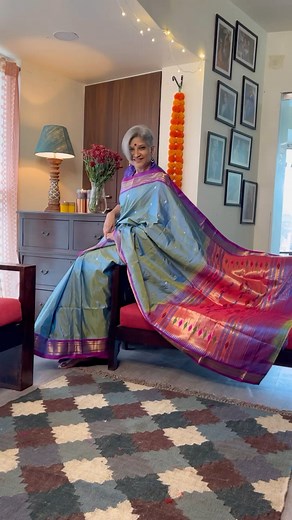 6.2K views · 319 reactions | Paithanis with running blouse piece....