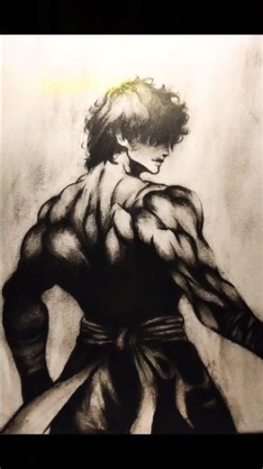 drawing baki #anime #drawing #art #bodybuilding #music #phonk
