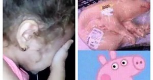 Niña llora desconsolada cuando ve meme de "Peppa Pig" muerta