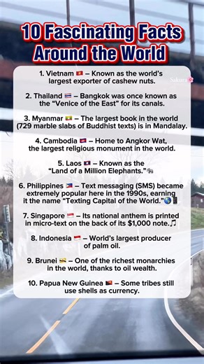 Angkor Wat is recognized by Guinness World Records as the largest religious structure in the world by land area, built in the 12th century.🤩 #DidYouKnow #factsdaily #fblifestyle | Sakura Blossom