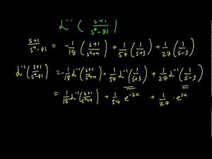 7.3 Inverse Laplace transforms of fractions with irreducible factors in the denominator