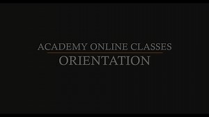 Online Classes Orientation