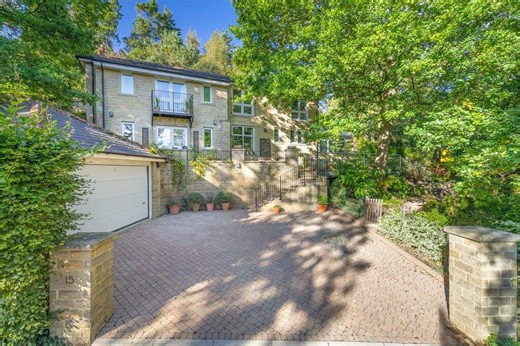 A £1.3m Ilkley home with a split-level design set within mature woodland gardens