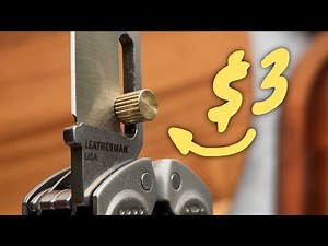 Adding thumbstuds to the Leatherman Free P4 and Arc