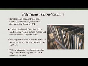 Information Preservation - Local History Collections in Public Libraries