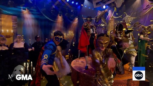 It's incredible how our talented crew can transfer our studio into a Broadway stage! Great to have the phenomenal cast of 'Masquerade' peform LIVE this morn on Good Morning America! | Robin Roberts