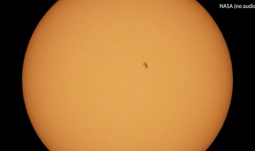 NASA captures ISS solar transit silhouette in stunning photo series