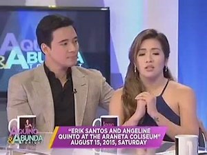 11K views · 255 reactions | Erik Santos & Angeline Quinto (Official) invite you to their major concert at the Araneta Coliseum this coming August 15 Erik & Angeline on Aquino & Abunda Tonight (July 17) | Cornerstone Entertainment | Facebook