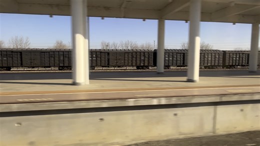 今日运转D5447次列车CRH2C疯带鱼车型乘坐体验运行实录，也合影了