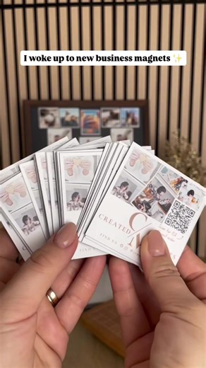 Ditch your traditional paper cards for magnetic business cards✨🧲 Guanteed way to get noticed and be remembered 🎉 . . #smallbiz #smallbusinessideas #smallbiztips #marketingtips #marketingstrategy #smallbusinessmarketing #smallbusinesscheck #smallbusinessowner #womenownedbusiness #womanownedbusiness #womenowned #supportsmallbusiness