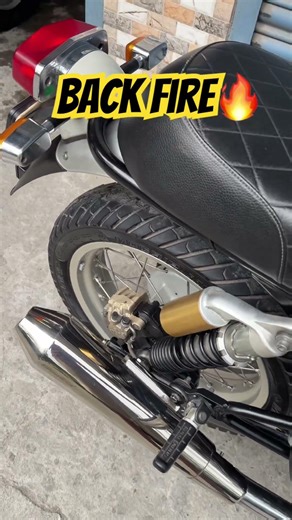 Back fire Powerage Exhaust Short type 🔥 #exhaust #royalenfield #interceptor650 #shorts