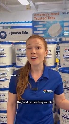 Weekly Pool Maintenance with 3" Jumbo Tabs | Leslie's Pool School
