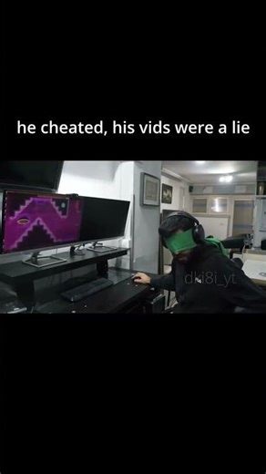 he's been lying about his skill the whole time #geometrydash #shorts