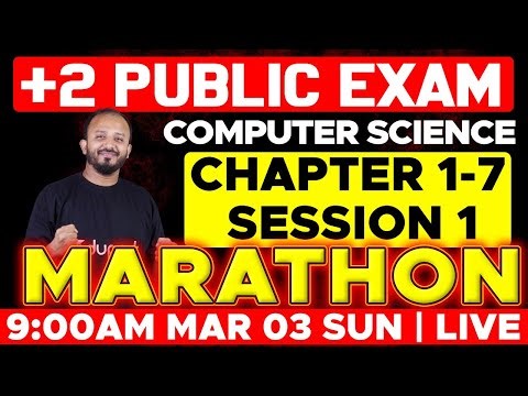 Plus Two Public Exam Computer Science | Marathon Revision - Chapters 1-7 | Eduport Plus Two