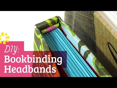 How to Make Your Own Book Headbands