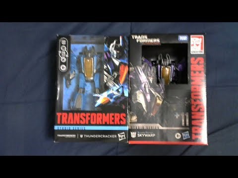 Transformers Studio Series Gamer Edition WFC Skywarp & Thundercracker double review