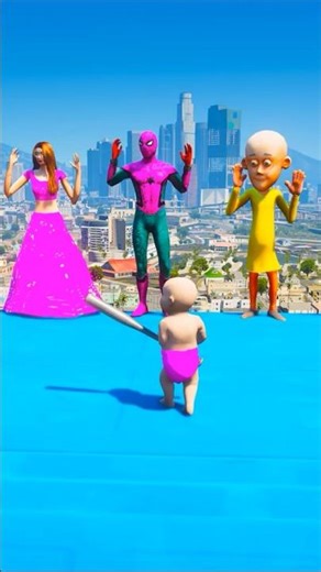 GTA V Motu Patlu and Spider-Man Ragdolls Ep-080 #gta5 #shorts #spiderman #viralshort
