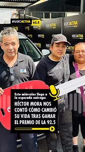 Héctor Mora fue otro de los ganadores junto a RadioActiva te Cambia la Vida en 2023 ⚡️ Ayer, habló nuevamente al aire con nuestra @tenchasalvaje, a dos años de haberse convertido en uno de nuestros grandes ganadores 💛 Al igual que Maribel, mañana llegará hasta el estudio de la 92.5 para anticipar una nueva versión del premio que cada año, marca la existencia de uno de nuestros auditores al azar y según lo que el destino decida 🤞🍀 | Radioactiva