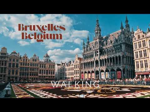 🇧🇪 Brussels, Belgium – Walking Tour of Europe’s Historic Royal Capital
