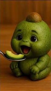 Food Characters Eat From a Spoon | Satisfying Chewing