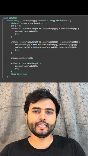 Insert Interval | LeetCode QS 57 | Day 27/365
