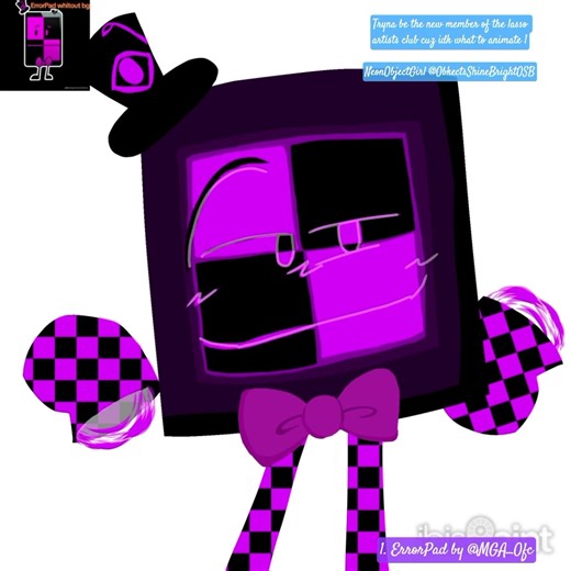 [ Tryna be a new lasso artist ][ ErrorPad gift 4 ‪@MGA_Ofc‬ ][ MePad ][ Inanimate insanity ][ oc ]