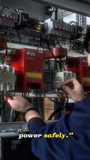 Inside an Industrial Control Panel ⚡ Automation starts here!