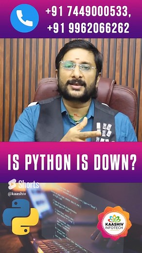 🐍Is Python is Down? #python #pythonisdown #itjobs2024 #itjobs #pythonprogramming | KaaShiv InfoTech Company