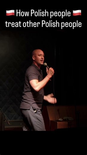 How Polish people treat other Polish People - Ariel #comedy #standupcomedy #poland #viralvideo