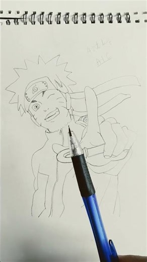 Drawing Naruto team 7 😤