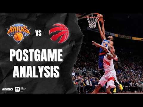 Knicks Late 4th Quarter Run Defeats Raptors In Toronto | New York Knicks