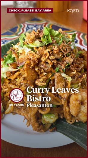 73K views · 348 reactions | At Curry Leaves Bistro in Pleasanton, wok hei reigns supreme in smoky char kway teow, while crispy roti canai with fragrant chicken curry brings the bold flavors of Penang, Malaysia. If you missed them on our latest episode of Check, Please! Bay Area, head here: https://www.youtube.com/watch?v=-FmYPkdLeOc | KQED Food | Facebook