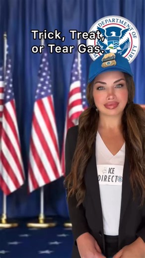 57K views · 11K reactions | Unbelievable. Yes, this really happened. #kristinoem #parody #politicalsatire #politicalcomedy #politicalhumor #ice #halloweencostume #halloween #teargas #chicago | Mermaidmamamaggie | Facebook