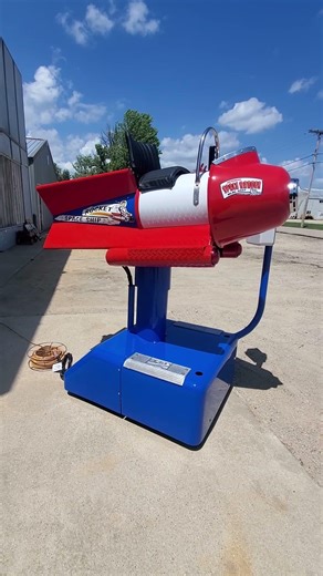 Deco Atomic Space Ranger Coin Operated Kiddie Ride Spaceship Rocket by @ www.riderestorations.com