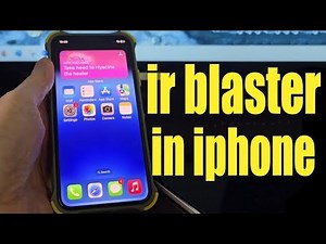 How to use ir blaster in iphone | Does iphone have ir blaster | How to use ir blaster cable