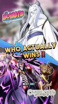 Ainz VS Momoshiki: Which Godly Being Wins? #anime #shorts