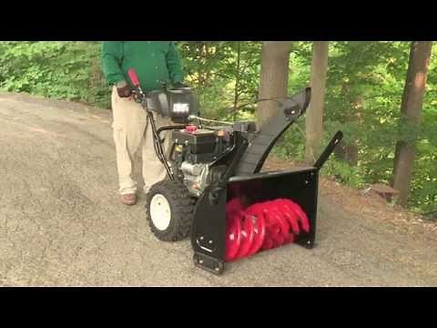 How to Adjust a Snowblower Auger Control