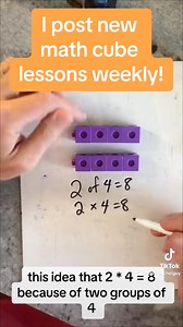 Make arrays and talk! Then do some geometry. Link to cubes on my website. Www.superteacherguy.com | Superteacherguy