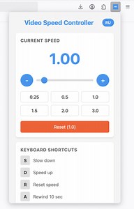 Video Speed Controller 作成者: EVar