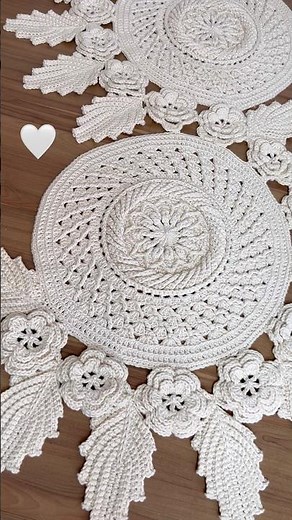 Click on the text above 🥹👆🏻 Crochet Mandala table runner step by step table runner
