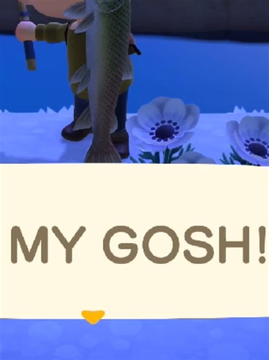 Catching Stringy Fish in Animal Crossing