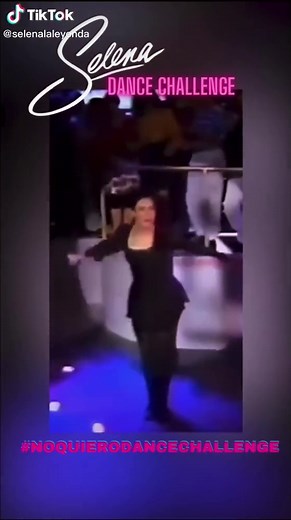 Here’s your chance to show off your moves, Selena style! Use #NoQuieroDanceChallenge and show us your dance break. #SelenaQuintanilla #SiempreSelena25