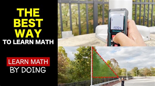 Use Laser Meter to find the height of a pole | Math Avenue : Learn Math By Examples