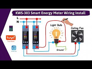 KWS-303 Power Smart Energy Meter Electricity Consumption Meter I Tuya Smart APP Control