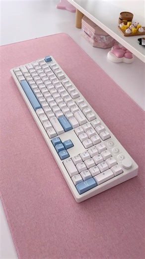 MechLands Vibe108 keyboard sound test ⌨️🤍🔈#mechanicalkeyboard #desksetup #deskdecor #keyboardasmr